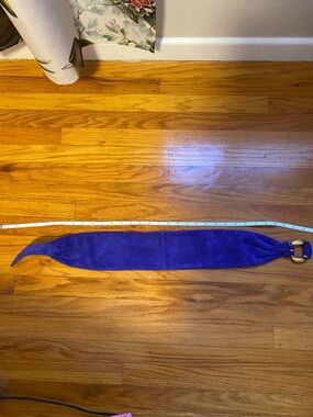 Vintage Royal Purple Suede Belt
